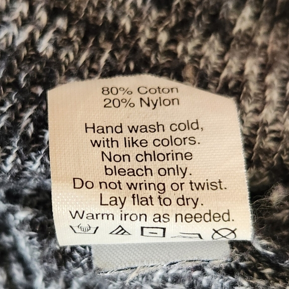 Madewell 'Fieldwalk Cardigan' Button Sweater Heather Marl Gray, Women's Size L - Picture 8 of 9